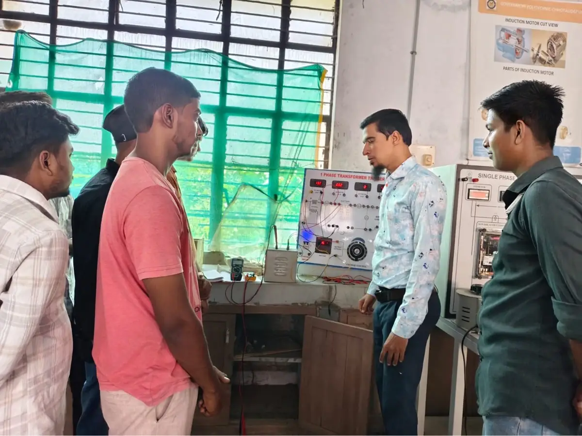 Demonstration on the single-phase transformer trainer